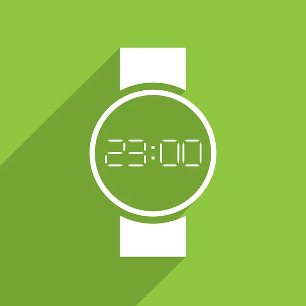 Electronic clock web icon. — Stock Photo, Image