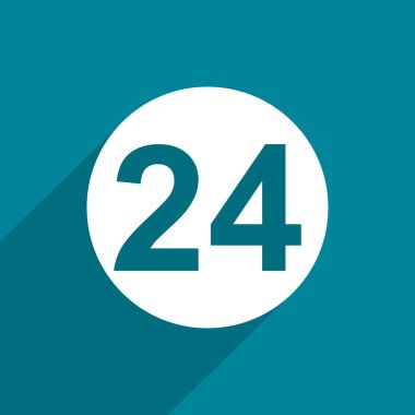 Tüm gün açık web simgesi.