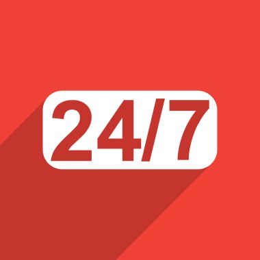Tüm gün açık web simgesi.