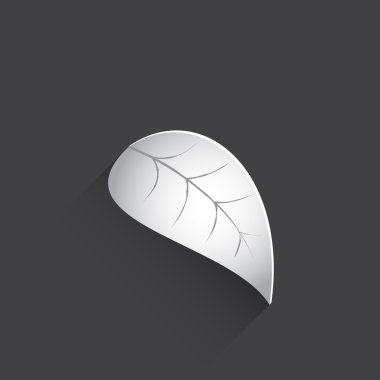 yaprak düz web simgesi.