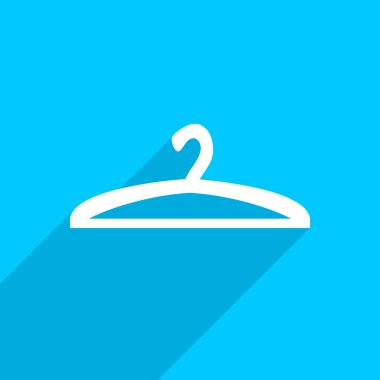 Askı web düz simgesi