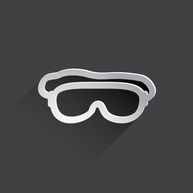 Dalış maske web simgesi.