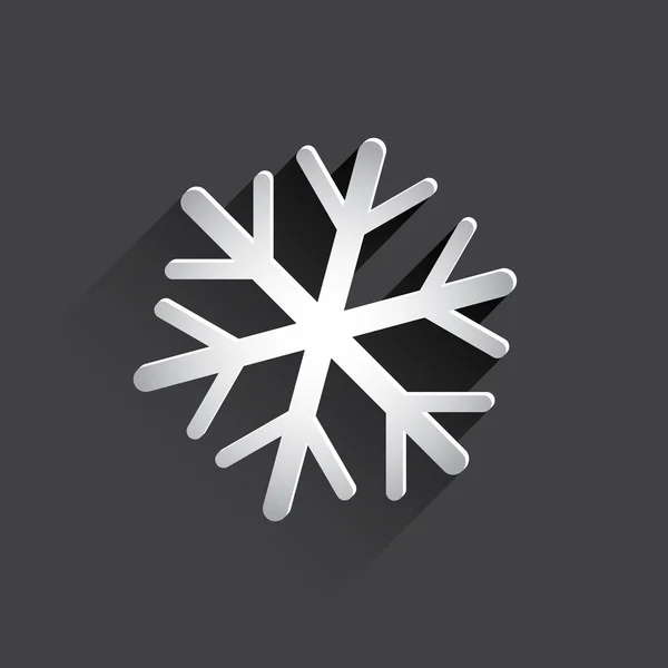 Copo de nieve icono web . —  Fotos de Stock