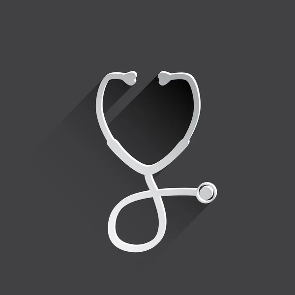 Stethoscope web icon. — Stock Photo, Image