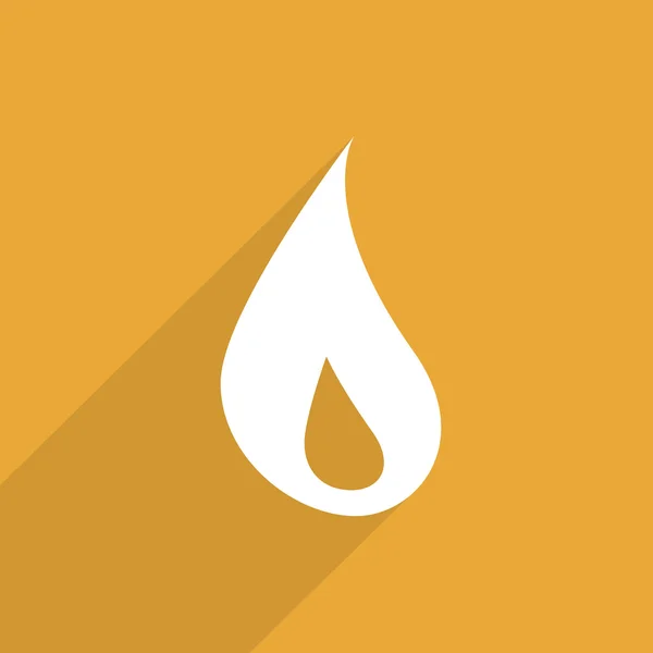 Fire flame web icon. — Stock Photo, Image