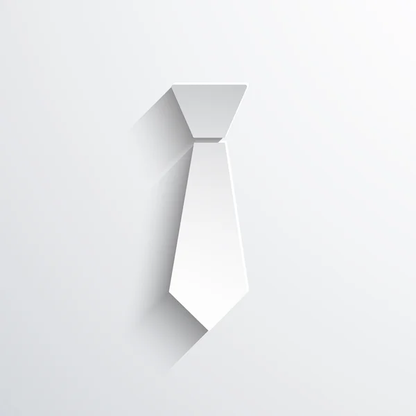 Necktie web flat icon — Stock Photo, Image