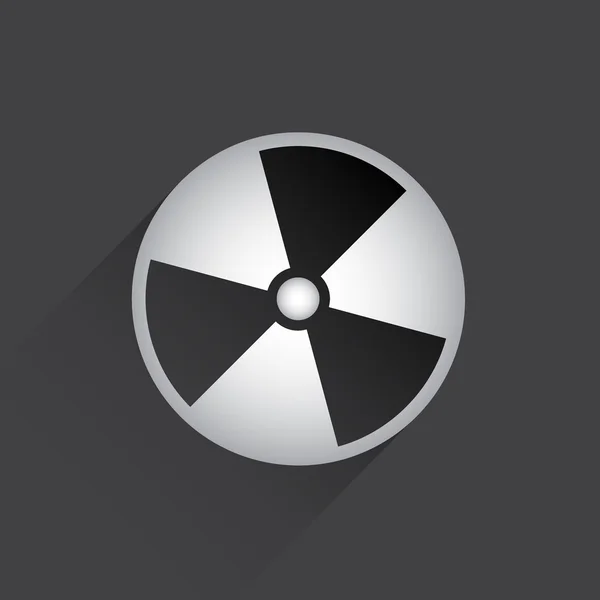 Ícone web radiação . — Fotografia de Stock