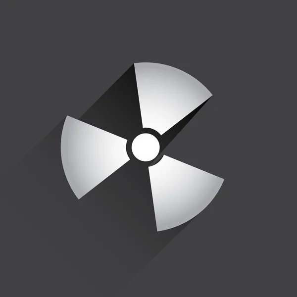 Иконка радиации . — стоковое фото
