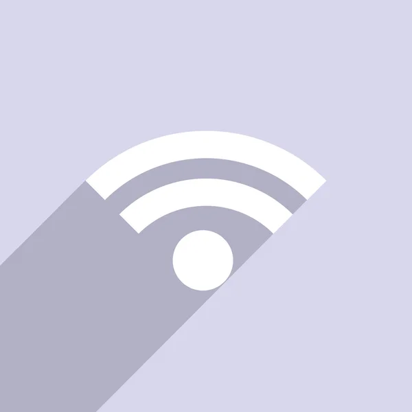 Wi-fi internetes lapos ikon — Stock Fotó