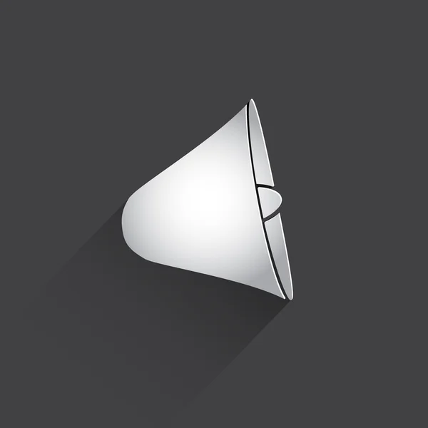 Loudspeaker web flat icon. — Stock Photo, Image