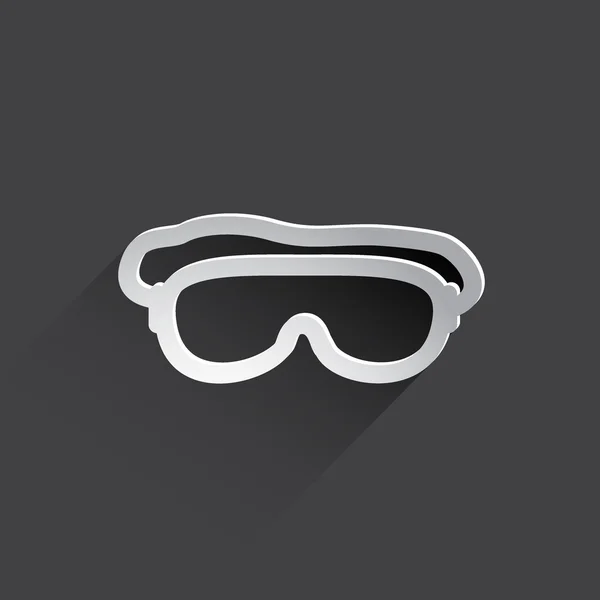 Maschera subacquea icona web . — Foto Stock