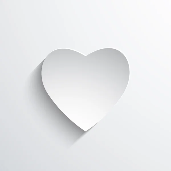 Corazón web icono plano — Foto de Stock