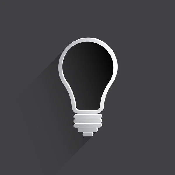 Glühbirnen-Symbol — Stockfoto