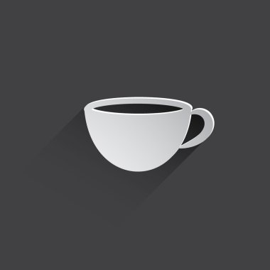 sıcak içecek web simgesi