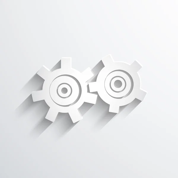 Icon of gears — Stock Photo, Image