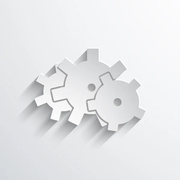 Icon of gears — Stock Photo, Image