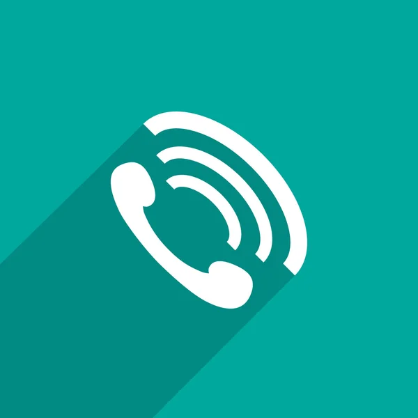 Phone handset icon background. — Stock Photo, Image