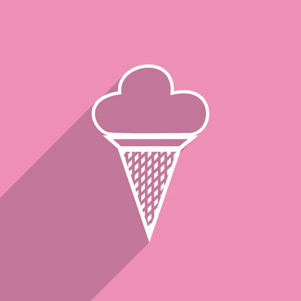 Ícone web sorvete — Fotografia de Stock