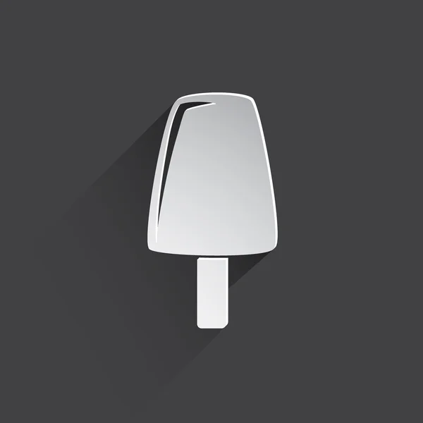 Иконка мороженого — стоковое фото