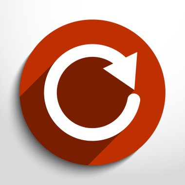 Vektör update web simgesi.