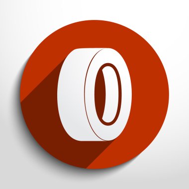 Vektör lastik web simgesi.