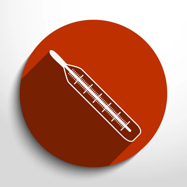Vector thermometer web icon. — Stock Vector