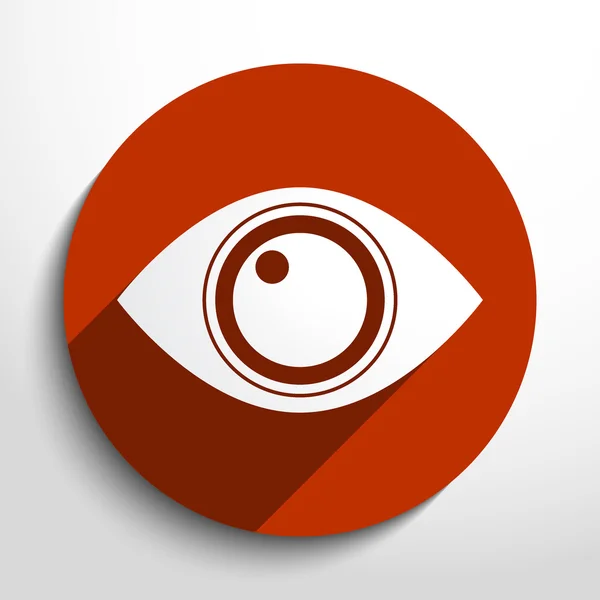 Icona web dell'occhio vettoriale . — Vettoriale Stock