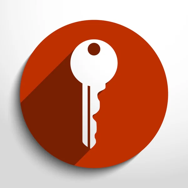 Vector key web icon. — Stock Vector