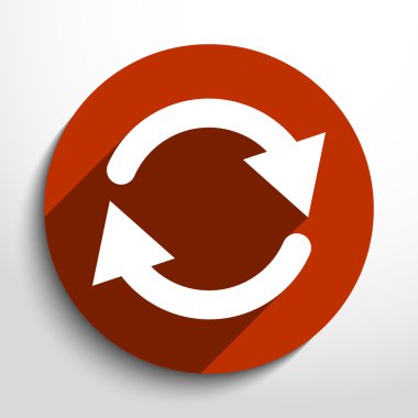 Vektör update web simgesi.