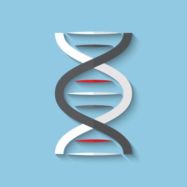 Vektör Dna web simgesi.