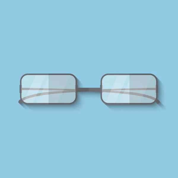 Vector flat icon of glasses. — Stock Vector