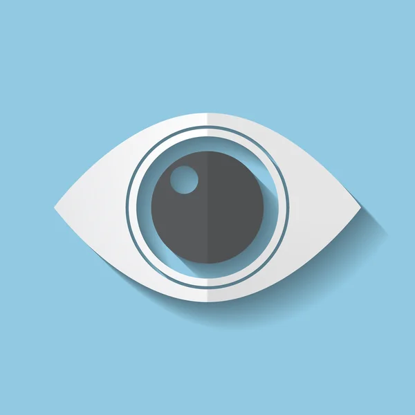 Vector eye web icon. — Stock Vector