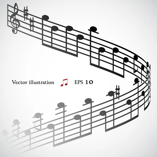 Абстрактный музыкальный фон — стоковый вектор