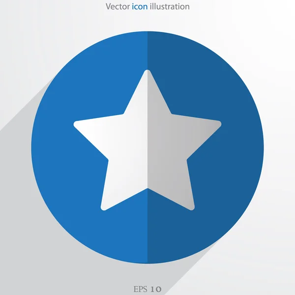 Vektor web csillag ikon — Stock Vector