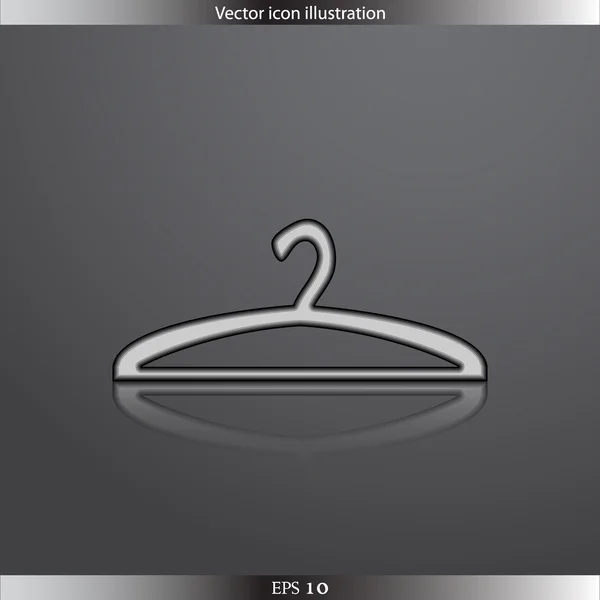 Vector hanger web flat icon — Stock Vector