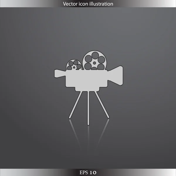 Vector camera web icon — Stock Vector