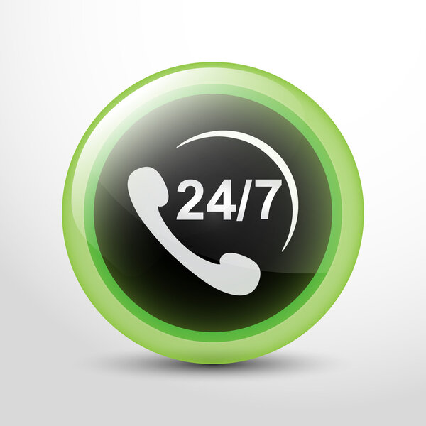 поддержка веб-плоский значок
