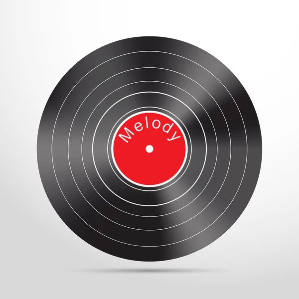 Vinilo registro web icono plano — Vector de stock