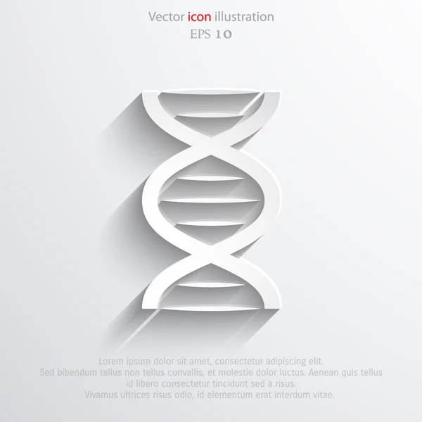 Vektor web icon Dna. — Stock vektor