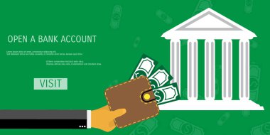 Business concept for online internet banking