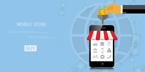 vektör online alışveriş kavramı