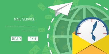Vector receive mail web icon.