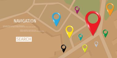 Vektör düz kavramı dünya seyahat ve Turizm.