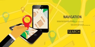 Vektör düz kavramı dünya seyahat ve Turizm.