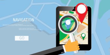 Vektör düz kavramı dünya seyahat ve Turizm.