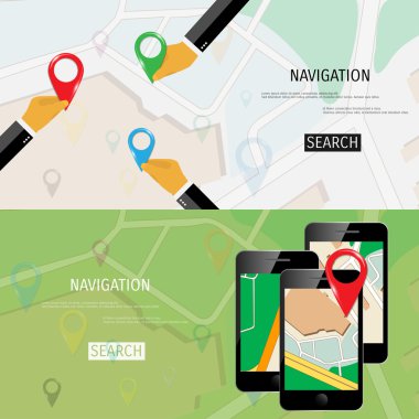 Vektör düz kavramı dünya seyahat ve Turizm.