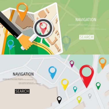 Vektör düz kavramı dünya seyahat ve Turizm.