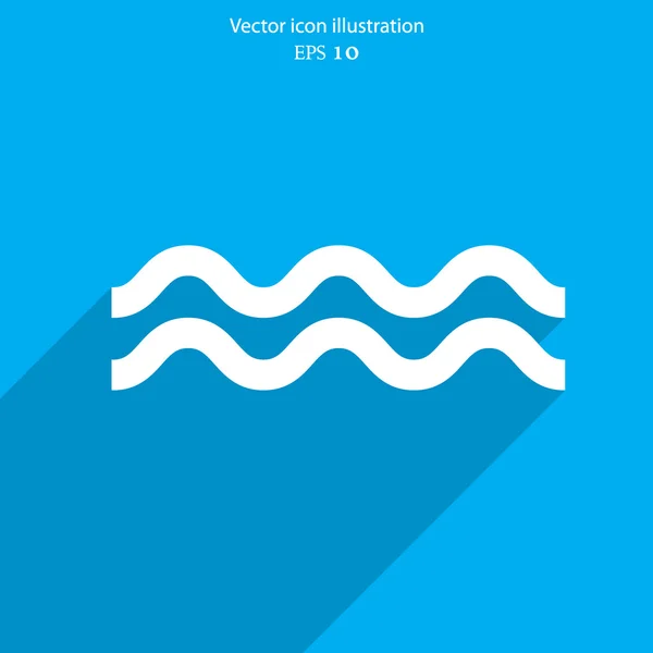Vektor-Wassersymbol — Stockvektor