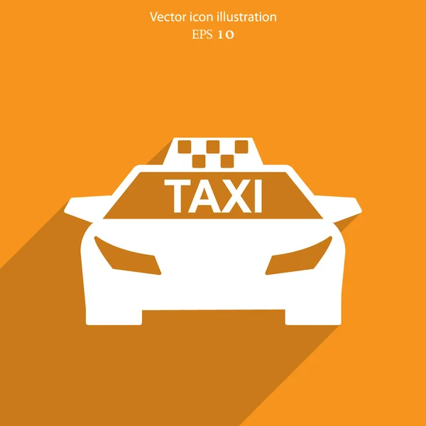 Значок векторного такси — стоковый вектор
