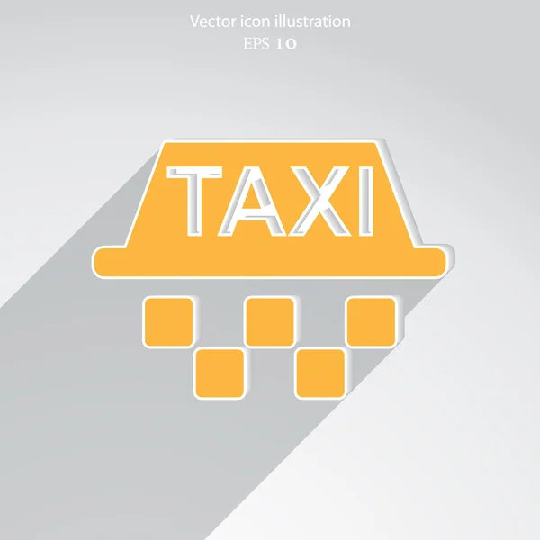 Icône de taxi vectoriel — Image vectorielle